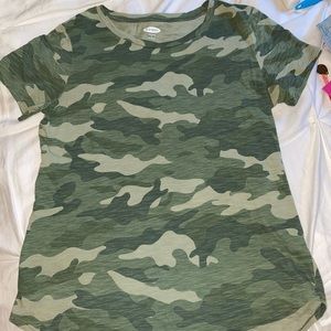 Camo short sleeve t shirt